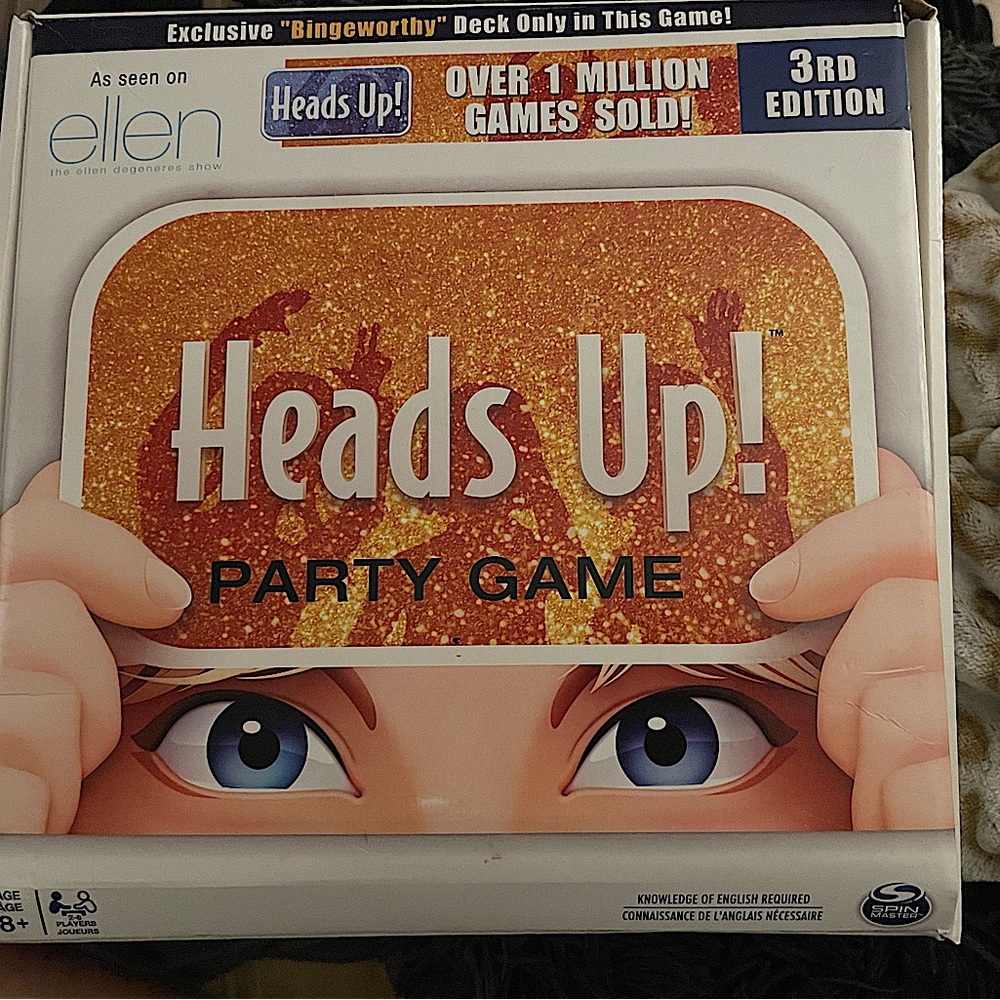 Ellen Degeneres heads up party game 3rd edition